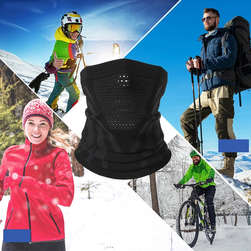 Maska za lice Pokrivač Vrat Toplija Biciklizam Biciklizam Šal Planinarenje Prozračna maska Zima Na otvorenom Zadebljana maska otporna na vjetar Bib Muškarci Žene