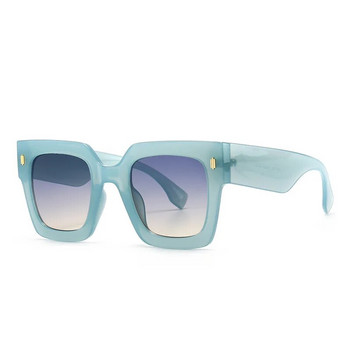 Класически луксозни маркови дизайнерски квадратни слънчеви очила с големи рамки Дамски мъжки модни ретро популярни слънчеви очила за пътуване UV400