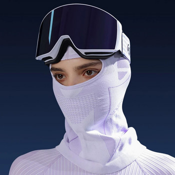 DTJ49 Спортна ски маска Балаклава Ветроустойчива памучна качулка Шапки за колоездене Дишаща топла покривка за лице за мъже, жени