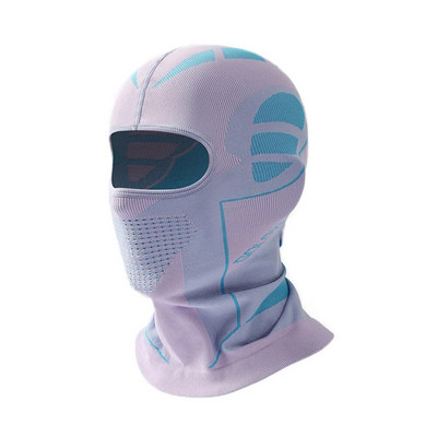 DTJ49 sporta slēpošanas maska balaclava vēja necaurlaidīga kokvilnas pārsegu riteņbraukšanas cepures elpojošs, silts sejas pārklājs vīriešiem sievietēm