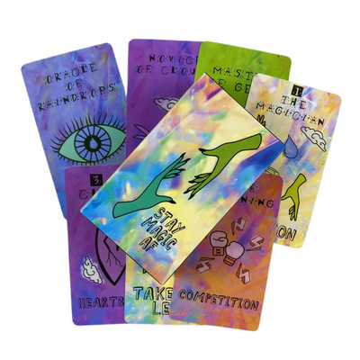 Radiant Wise Spirit Tarot Cards Of Rider Divination Deck Αγγλικές εκδόσεις Έκδοση Oracle Board Παίζοντας επιτραπέζιο παιχνίδι μελάνι για πάρτι