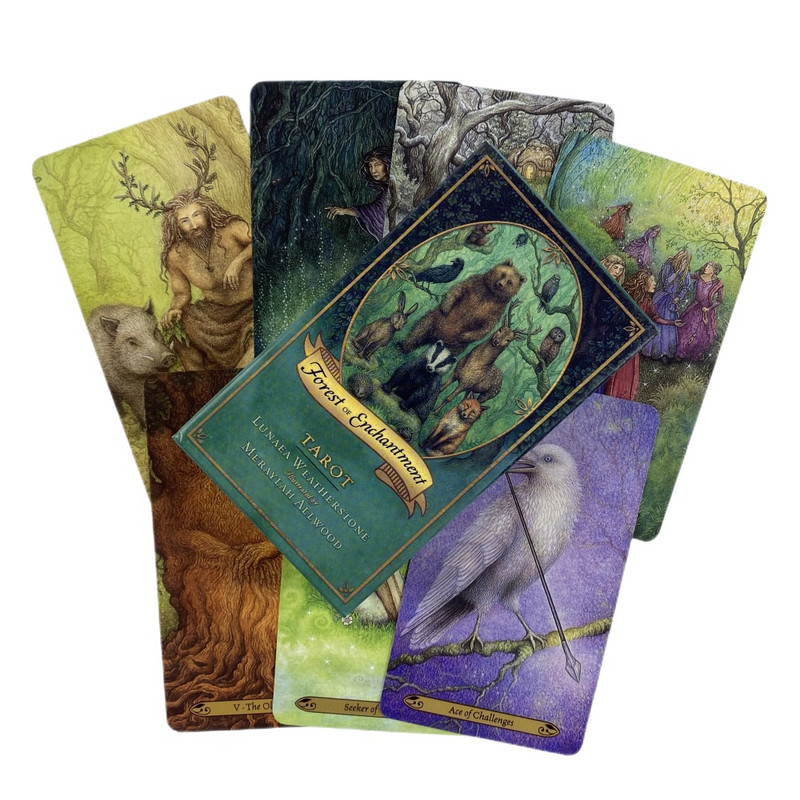 Radiant Wise Spirit Tarot Cards Of Rider Divination Deck Αγγλικές εκδόσεις Έκδοση Oracle Board Παίζοντας επιτραπέζιο παιχνίδι μελάνι για πάρτι