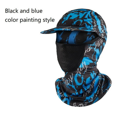 Vasaros ledo šilko galvutės dangtelis filtras nuo dulkių ir kvėpuojanti apsaugos nuo saulės kaukė lauko sportinė apsauga nuo saulės kaukė dviračių apsauga nuo saulės