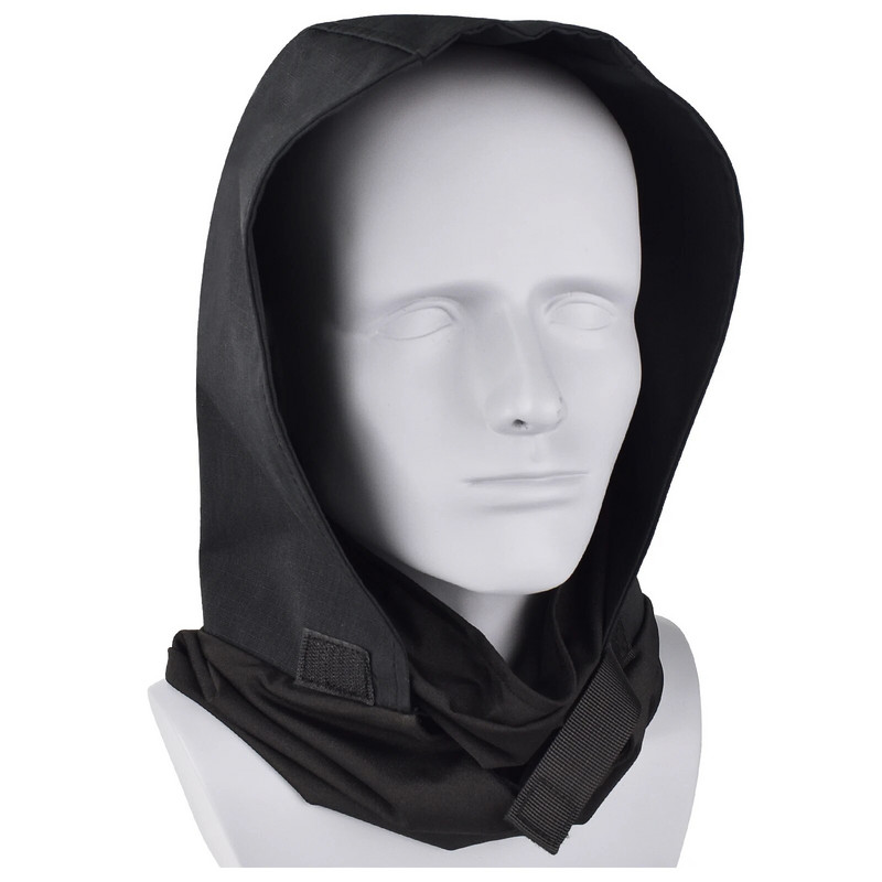 Taktinė Airsoft dažasvydžio apsauga nuo šaudymo Puskaukė Galvos apdangalas minkštas, kvėpuojantis tamprus lauko medžioklės naktinis galvos apdangalas