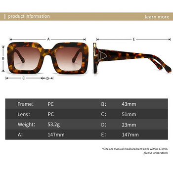 Ретро квадратни мъжки слънчеви очила Маркови дизайнерски черни очила Тенденции Модни нюанси Дамски ретро луксозни милионерски слънчеви очила