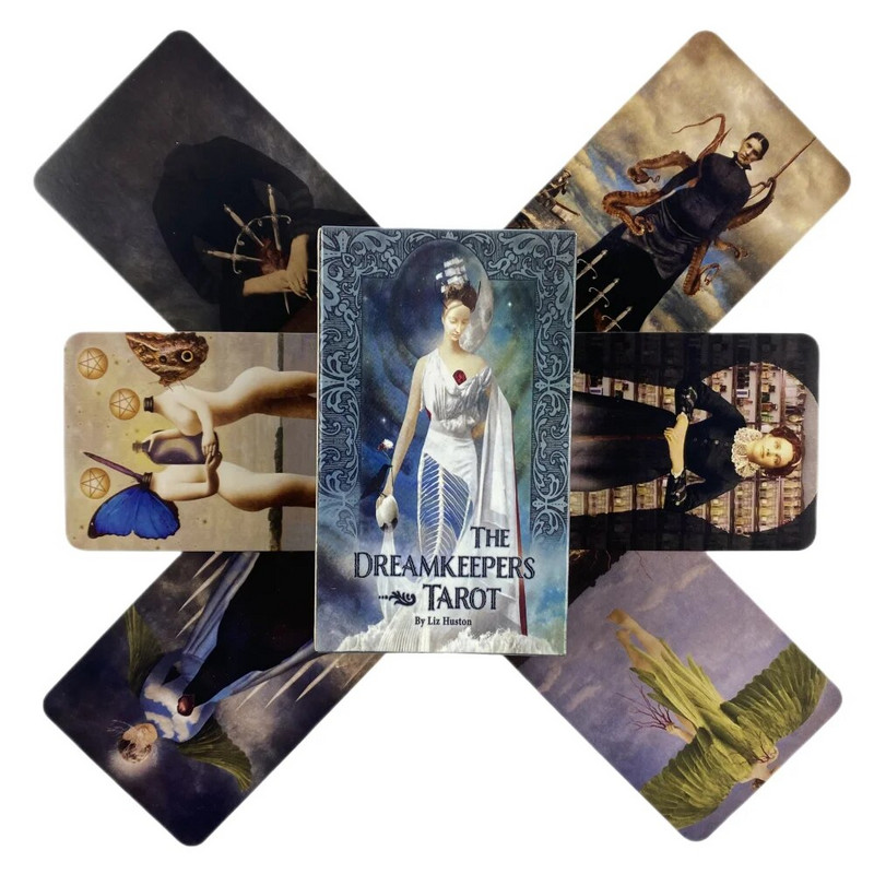 „The Dreamkeepers“ taro kortos 78 denių „Oracle“ anglų vizijos, būrimo leidimas „Boradas“ žaidimai