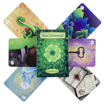 Tanis Lenormand Cards Oracle A 38 English Divination Edition Deck Borad Games