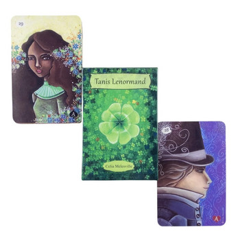 Tanis Lenormand Cards Oracle A 38 English Divination Edition Deck Borad Games