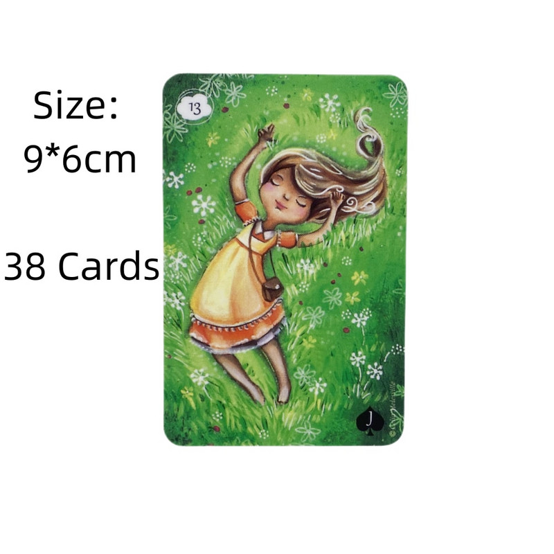 Tanis Lenormand kaardid Oracle A 38 inglise Ennustamisväljaande teki Borad Games