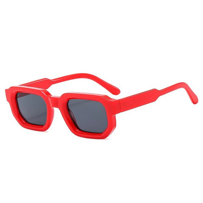 SHAUNA Ins Популярни модни квадратни дамски слънчеви очила Blue Tea Shades UV400