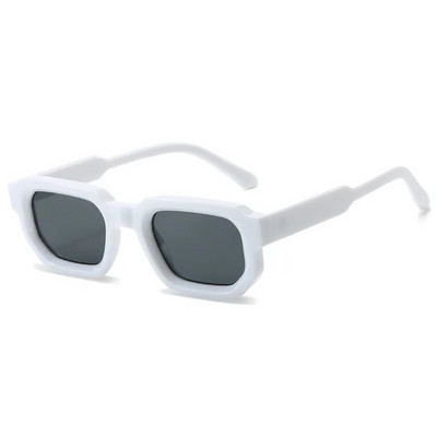 SHAUNA Ins Популярни модни квадратни дамски слънчеви очила Blue Tea Shades UV400