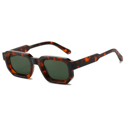 SHAUNA Ins Популярни модни квадратни дамски слънчеви очила Blue Tea Shades UV400