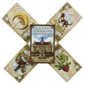 Stari stil Lenormand karata za proricanje sudbine A 38 engleski špil za proricanje sudbine Borad Games