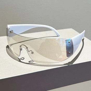 Μόδα γυαλιά ηλίου GM LUMIAS Rimless Y2k Νέα σε ανδρικά γυναικεία γυαλιά καθρέφτη γυαλιά μοντέρνα φουτουριστικά αθλήματα εξωτερικού χώρου UV400 αποχρώσεις