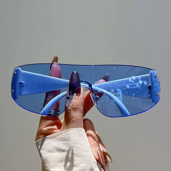 Μόδα γυαλιά ηλίου GM LUMIAS Rimless Y2k Νέα σε ανδρικά γυναικεία γυαλιά καθρέφτη γυαλιά μοντέρνα φουτουριστικά αθλήματα εξωτερικού χώρου UV400 αποχρώσεις