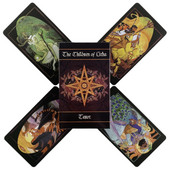 The Children Of Litha Tarot Cards 78 klāju Oracle English Visions Divination Edition Borad spēles