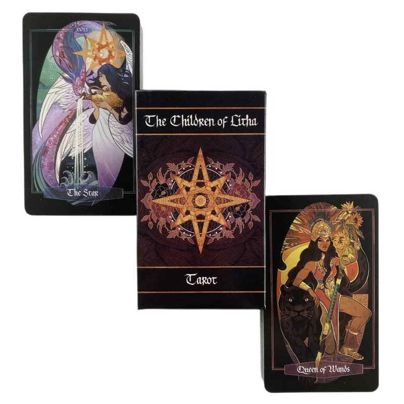 The Children Of Litha Tarot Cards 78 klāju Oracle English Visions Divination Edition Borad spēles