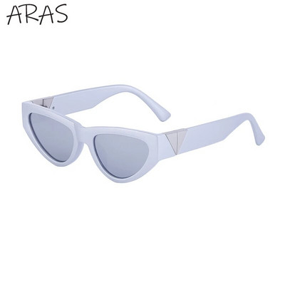 Vintage kaķu acu saulesbrilles sievietēm 2023. gada luksusa zīmola dizaineru modes mazas kaķu acu saulesbrilles sievietēm, modernas trīsstūra saulesbrilles