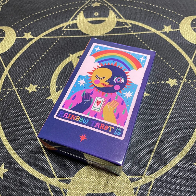 Cartas Tarot 12x7cm visokokvalitetne karte s vodičem, engleska verzija, rune, proricanje, trgovačka ploča, špil, tajanstveno