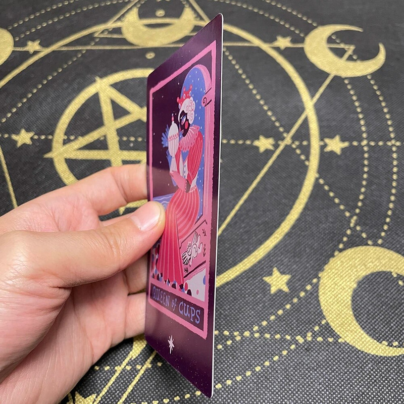 Cartas Tarot 12x7cm visokokvalitetne karte s vodičem, engleska verzija, rune, proricanje, trgovačka ploča, špil, tajanstveno