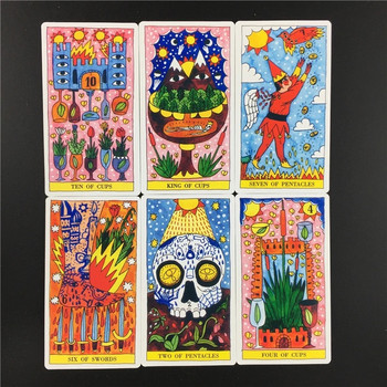 Tarot del Fuego Cards Tarot for Deck Oracles Electronic Guide Book Game Toy by Ricardo Cavolo