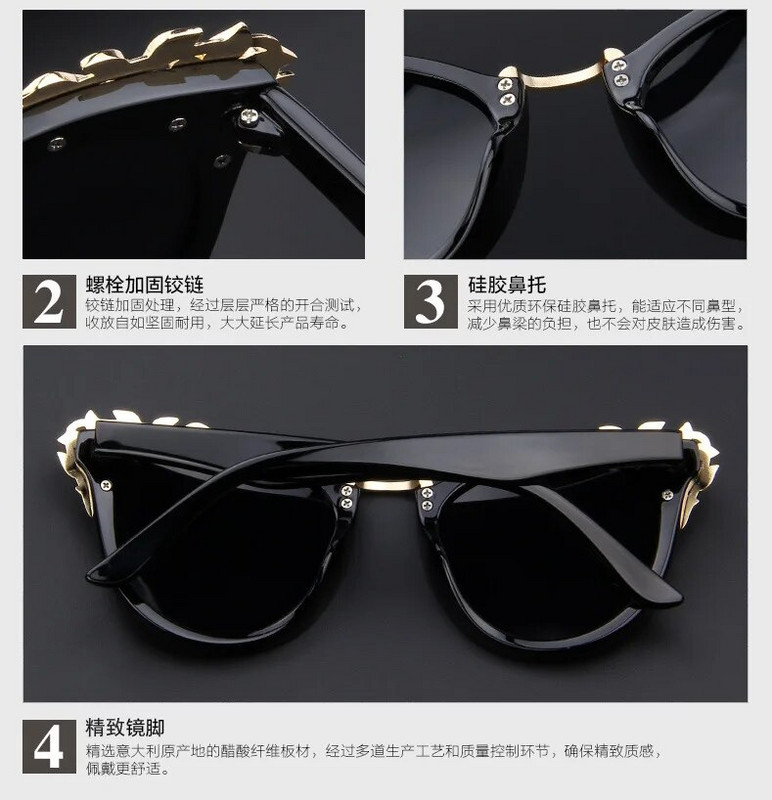 CandisGY Дамски класически слънчеви очила с котешко око Lady Fashion Luxury Известна марка Desinger Mirror Party Sun Glasses Female diamond