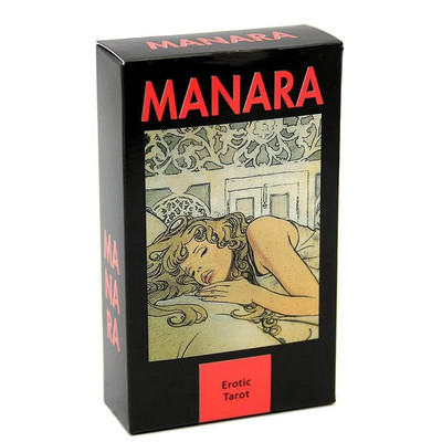 Κάρτες Tarot Oracle Manara από τον Milo Manara Κάρτα Ταρώ Oracle Χάρτινη Κάρτα Παιχνιδιού Αγγλική Έκδοση Party Επιτραπέζιο παιχνίδι Κάρτες αστρολογίας