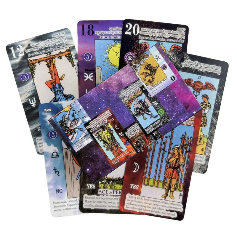 Laimīgās Taro kārtis jātnieku zīlēšana Oracle Training Deck Izklaide galda spēles Party Edition