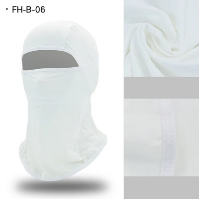 Αναπνεύσιμη μάσκα ποδηλασίας σκι Balaclava Καλοκαίρι Ice Silk Headwear Ποδήλατο Προστασία από ηλιακή ακτινοβολία UV Μάσκα ολόκληρου προσώπου Άνδρες για ψάρεμα Καπέλα κάμπινγκ