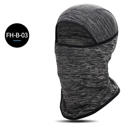 Αναπνεύσιμη μάσκα ποδηλασίας σκι Balaclava Καλοκαίρι Ice Silk Headwear Ποδήλατο Προστασία από ηλιακή ακτινοβολία UV Μάσκα ολόκληρου προσώπου Άνδρες για ψάρεμα Καπέλα κάμπινγκ