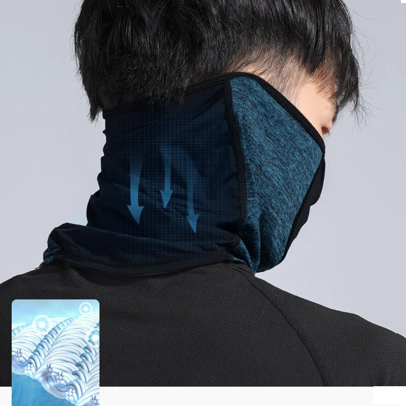 Muškarci Ljeto Biciklizam Bandana Ice Silk Trčanje Lov Jahanje Prozračna mreža Zaštita od sunca Motocikl Sportski šal na otvorenom Žene