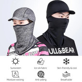 Āra sporta riteņbraukšanas maskas Putekļu necaurlaidīgs sauļošanās vāciņš pret UV vēju necaurlaidīgs kokvilnas pilna sejas kakla aizsargmaskas nindzju galvassegas cepure