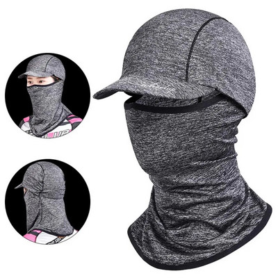 Āra sporta riteņbraukšanas maskas Putekļu necaurlaidīgs sauļošanās vāciņš pret UV vēju necaurlaidīgs kokvilnas pilna sejas kakla aizsargmaskas nindzju galvassegas cepure