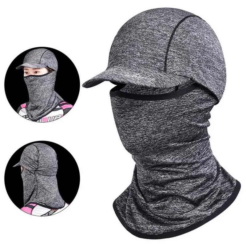 Āra sporta riteņbraukšanas maskas Putekļu necaurlaidīgs sauļošanās vāciņš pret UV vēju necaurlaidīgs kokvilnas pilna sejas kakla aizsargmaskas nindzju galvassegas cepure