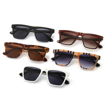 SHAUNA Ins Популярни модни квадратни слънчеви очила Дамски актуални градиентни дизайнерски сенки UV400 Мъжки слънчеви очила с котешко око