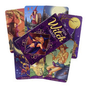 Pusaudžu raganu Taro kārtis Zīlēšana Draugu Klāva angļu versijas izdevums Oracle galda spēles spēle ballītei