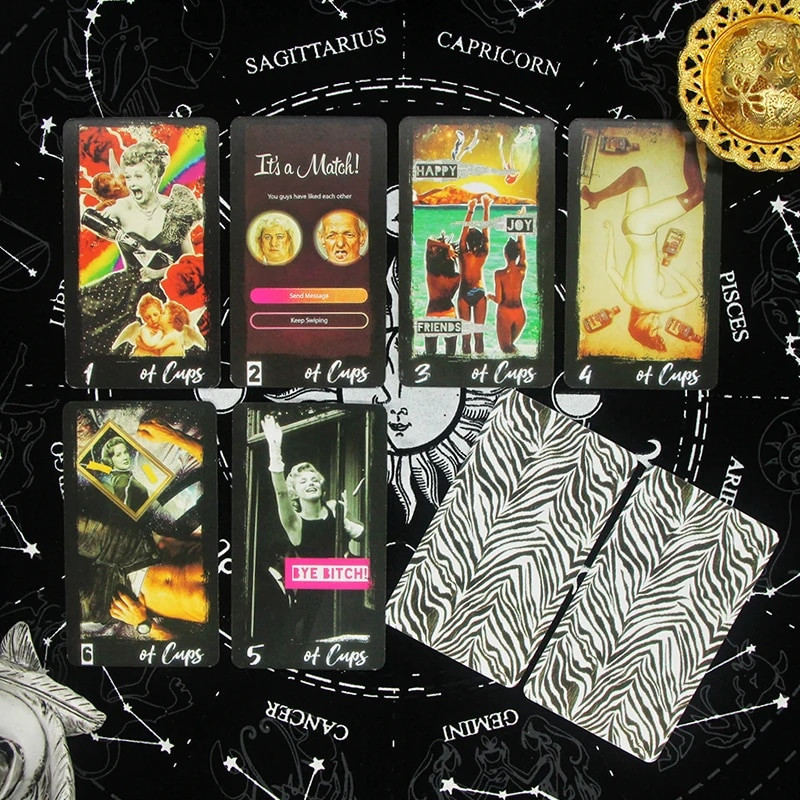 2023. aasta uustulnuk kvaliteetne Tarot veekindlad tekikaardid Saatuse ennustamine Mängukaardid Salapärane peomäng