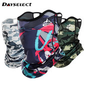 Fishing Face Mask Suvine päikesekaitse Jalgrattasõidu Bandana Unisex Outdoor Sport Bike hingav jää siidist rippuvad kõrva peakatted