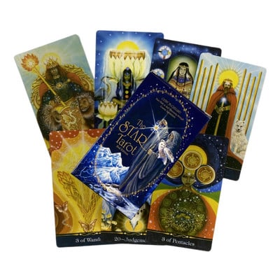 The Star Tarot Cards Jóslás Pakli angol nyelvű változatok 2. kiadás Oracle Board Játék INK asztali játék partira