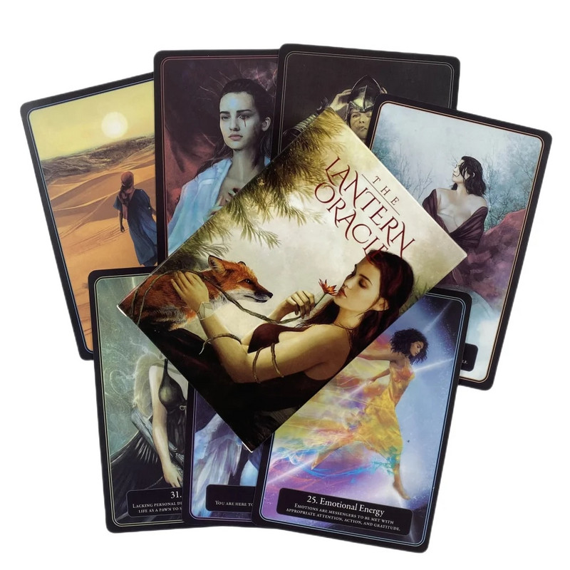 Žvaigždžių Taro kortų būrimo kaladė angliškos versijos 2-asis leidimas „Oracle“ lenta, žaidžiamas INK stalo žaidimas vakarėliui