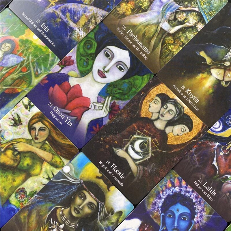 Tarot Svete majke Božice Oracle Magic Društvena kartaška igra Proricanje na engleskom Obiteljska zabava Karte za igranje