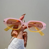 GM LUMIAS Vintage ovalne sunčane naočale Ženske 2023. Novo u gradijentnim nijansama slatke boje Naočale Dizajn luksuzne marke UV400 sunčane naočale