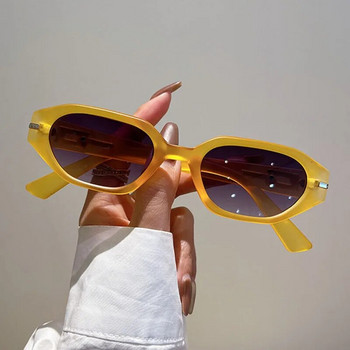 GM LUMIAS Vintage οβάλ γυαλιά ηλίου Γυναικεία 2023 Νέα σε ντεγκραντέ καραμέλες χρωματικές αποχρώσεις Γυαλιά ηλίου πολυτελείας μάρκας UV400