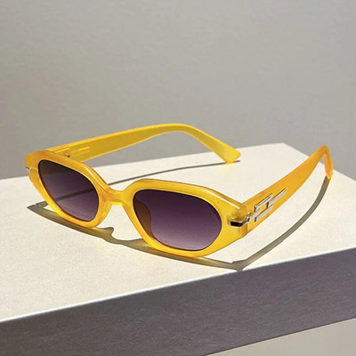 GM LUMIAS Vintage ovalne sunčane naočale Ženske 2023. Novo u gradijentnim nijansama slatke boje Naočale Dizajn luksuzne marke UV400 sunčane naočale