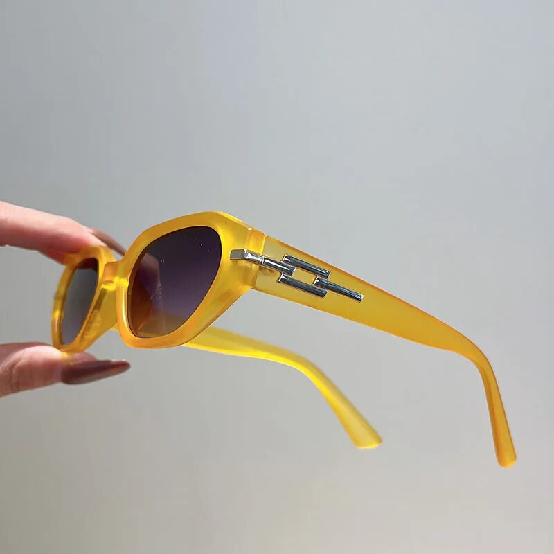 GM LUMIAS Vintage ovalne sunčane naočale Ženske 2023. Novo u gradijentnim nijansama slatke boje Naočale Dizajn luksuzne marke UV400 sunčane naočale