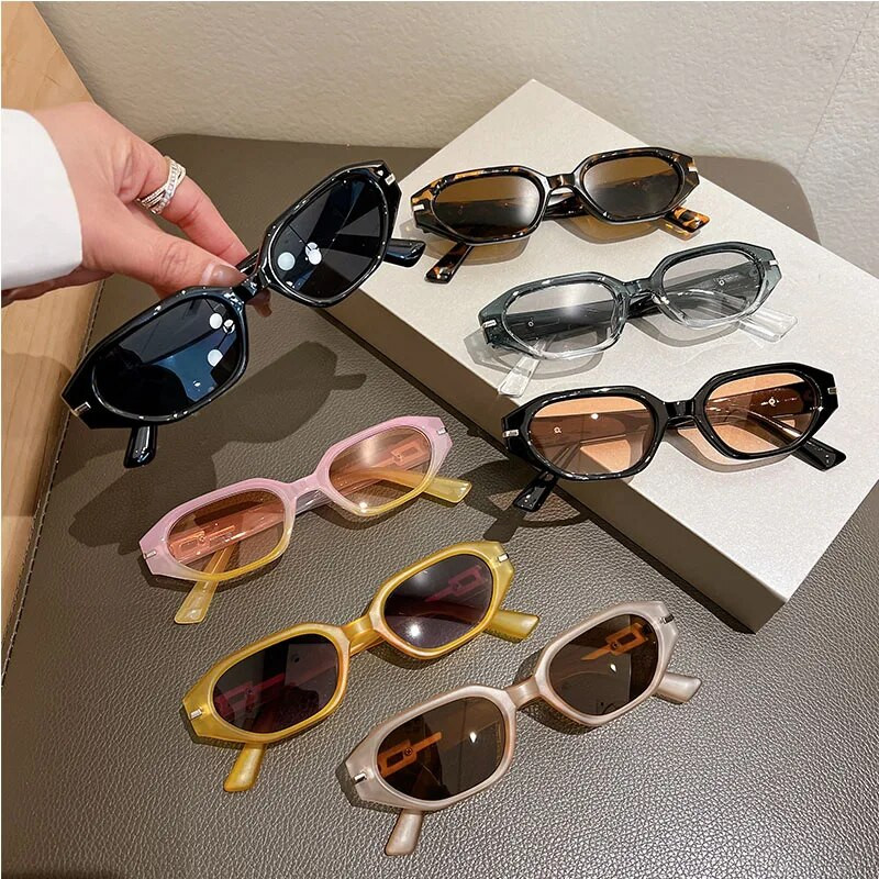 GM LUMIAS Vintage ovalne sunčane naočale Ženske 2023. Novo u gradijentnim nijansama slatke boje Naočale Dizajn luksuzne marke UV400 sunčane naočale