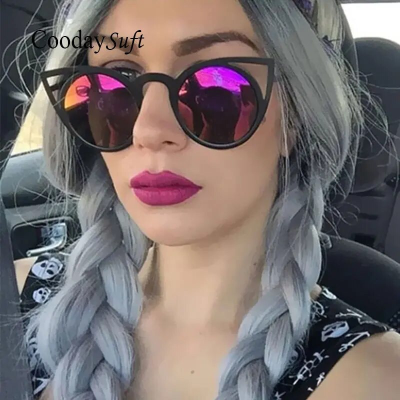CandisGY Naiste prillid Kassisilmad Päikeseprillid Naiste Moebränd Desinger Vintage peol Päikeseprillid Naiste prillid Kuum kvaliteet