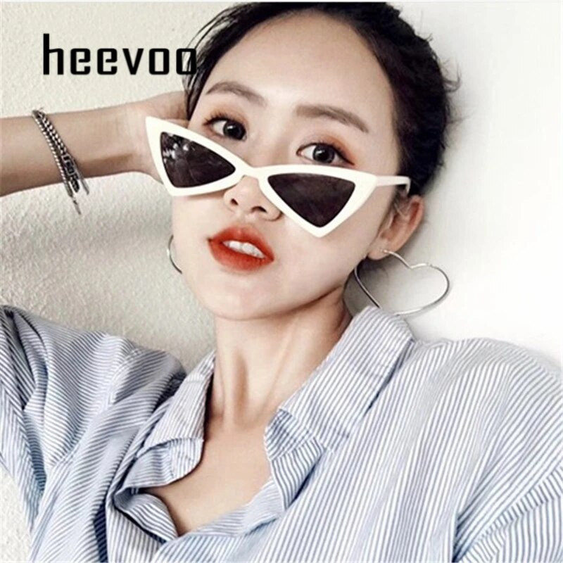 Retro trokutaste male naočale Ženske leptir Cateye sunčane naočale Klasične marke Leopard sjenila za žene Luksuzne sunčane naočale UV400