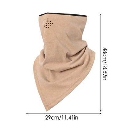 Skijanje na otvorenom, daska na snijegu, motocikl, zima, toplije, sport, polumaska za lice, otporna na vjetar, zaštita za lice i vrat, trokutasta maska za šal