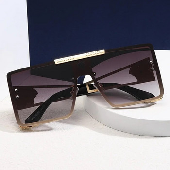 2023 Модерна личност Квадрат Големи готини слънчеви очила Модни мъжки жени Ретро луксозен дизайн Слънчеви очила Oculos De Sol UV400